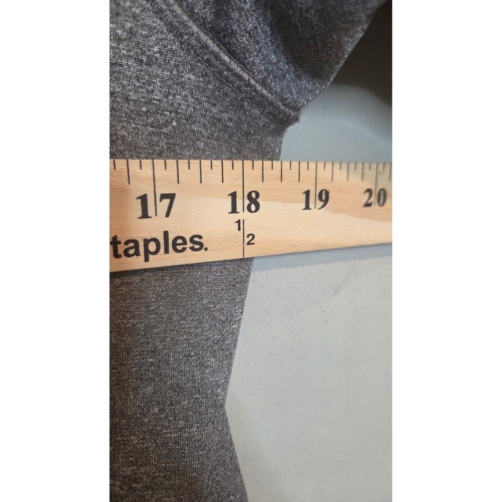 The North Face Hoodie Sweatshirt Womens Small Gray White Graphic Logo Pullover - Picture 4 of 6